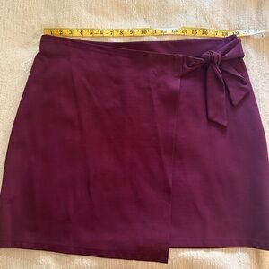 Elegant Maroon Women's Skirt